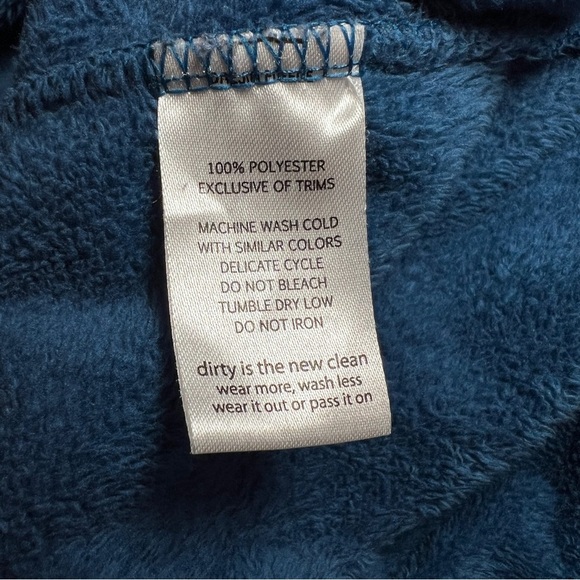 Horny Toad (Toad & Co.)  1/4 Zip Blue/Green Fleece Pullover Size Medium - Picture 7 of 8